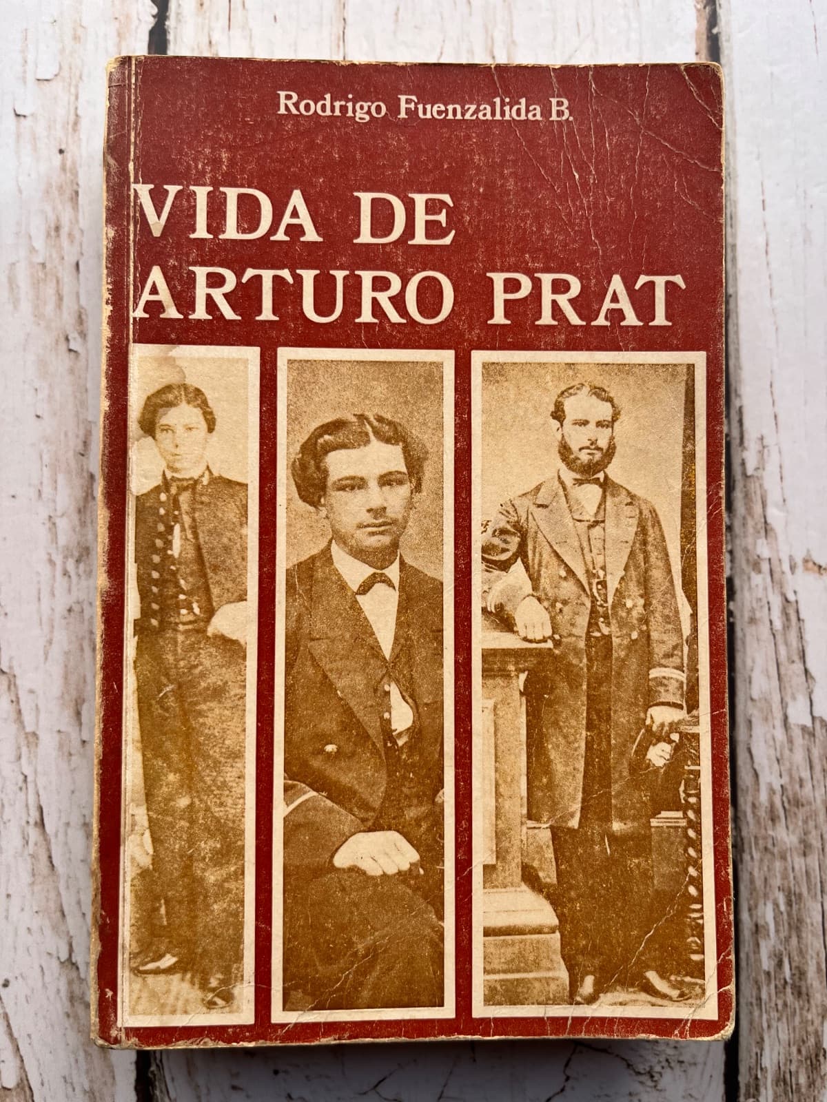 Vida de Arturo Prat (primera edición 1974) — Rodrigo Fuenzalida B., libro usado