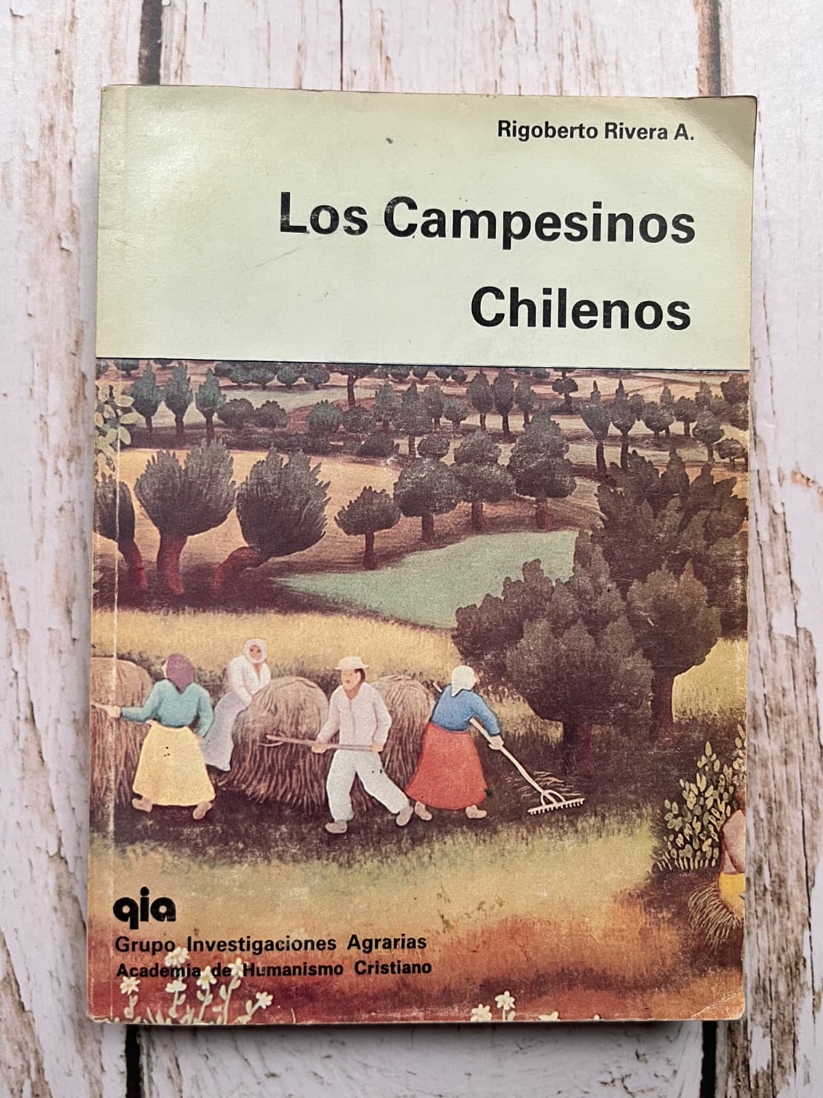 Los campesinos chilenos — Rigoberto Rivera A., libro usado