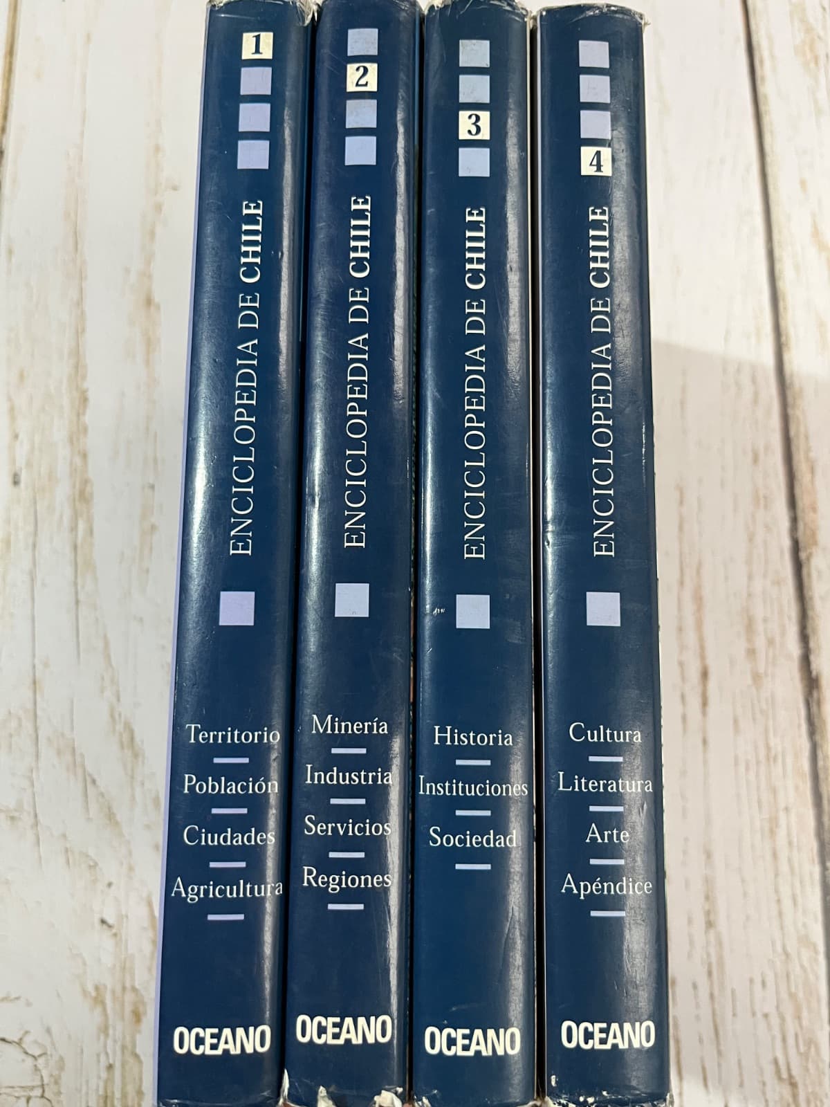📚 ENCICLOPEDIA DE CHILE – COLECCIÓN COMPLETA (4 TOMOS) 🇨🇱 — Varios, libro usado (foto 1 de 6)
