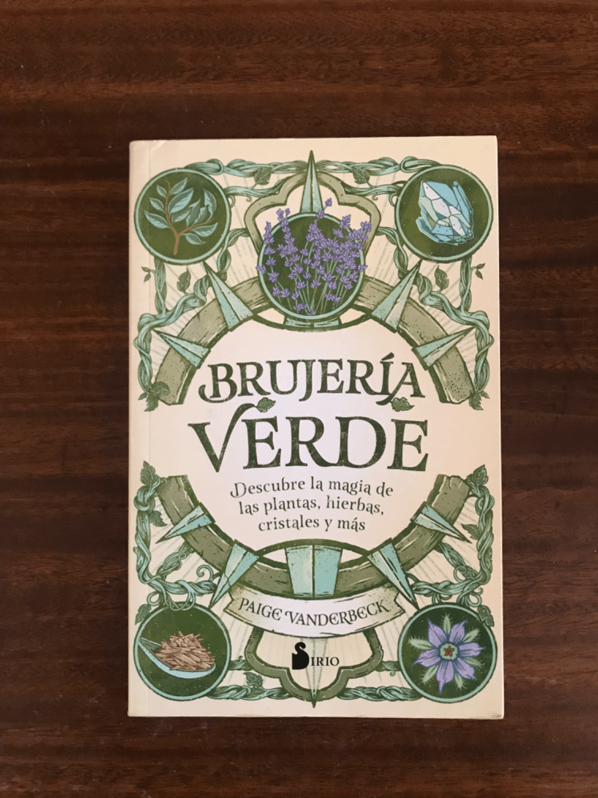 Brujería Verde — Paige Vanderbeck, libro usado